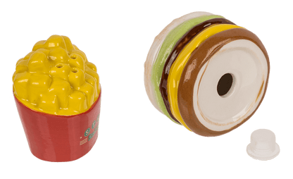 Salt & pepper shaker, Burger & Fries,