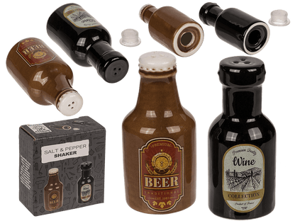 Salt & pepper shaker, Beer & Wine,