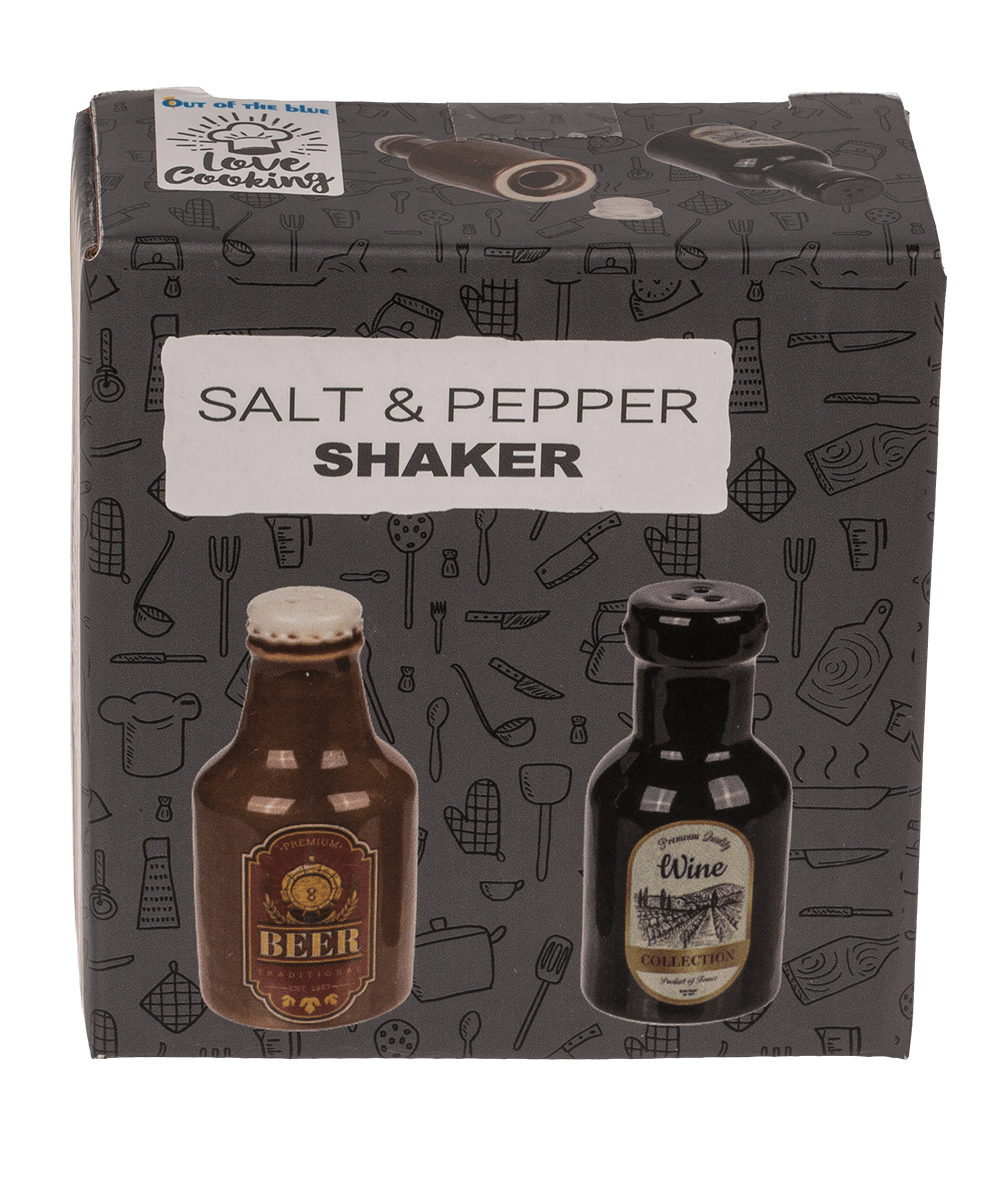 Salt & pepper shaker, Beer & Wine,