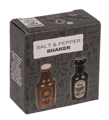 Salt & pepper shaker, Beer & Wine,