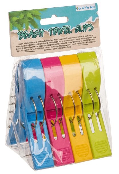 Big beach towel clips, colorful,