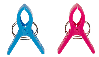 Big beach towel clips, colorful,