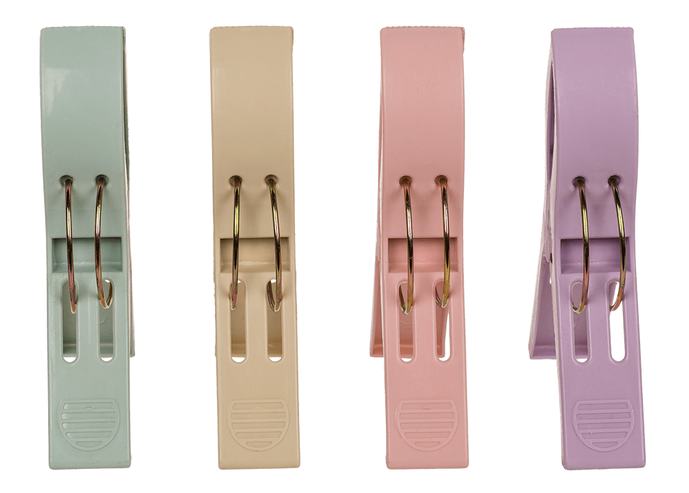 Big beach towel clips, pastell,