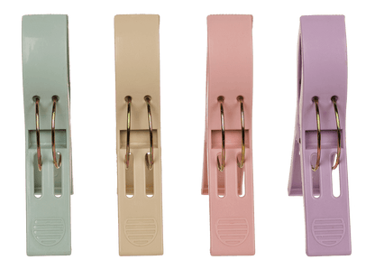 Big beach towel clips, pastell,