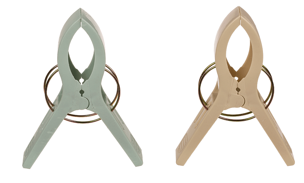 Big beach towel clips, pastell,