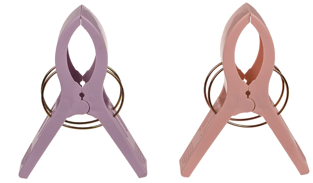 Big beach towel clips, pastell,