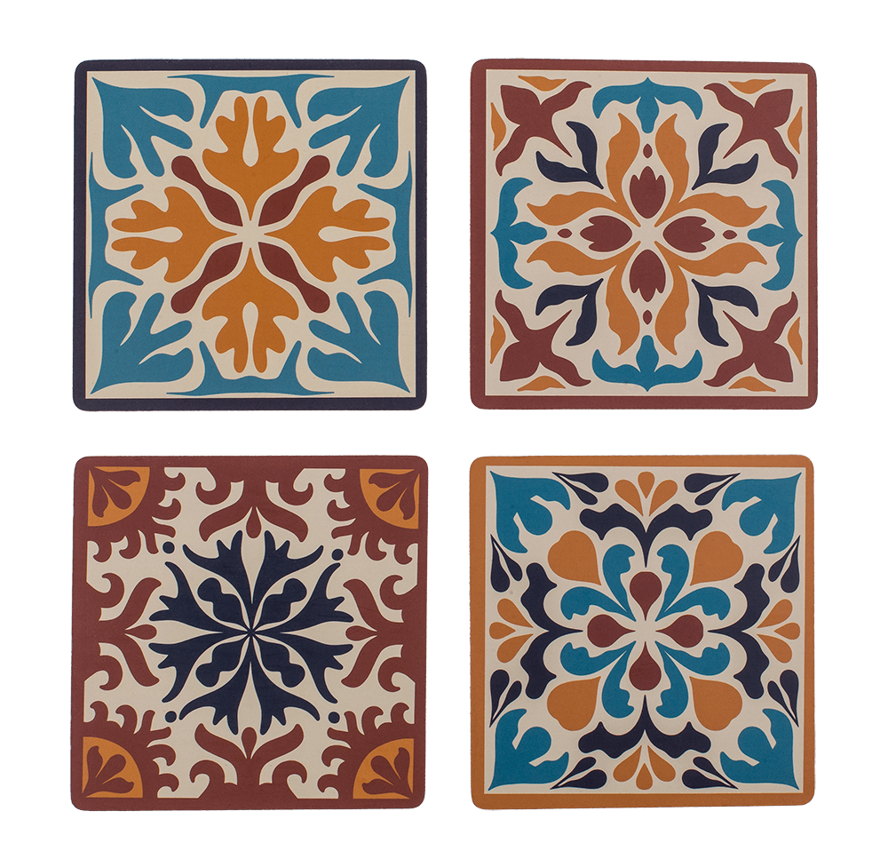 Cork Coaster, Mosaic,