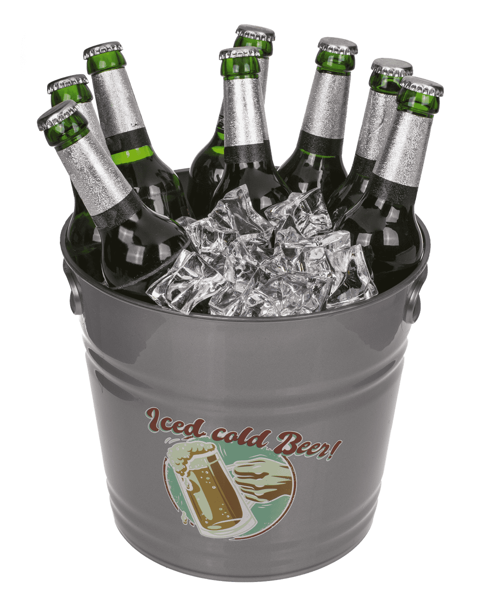 Ice Bucket with Beer logo, 6L Capacity