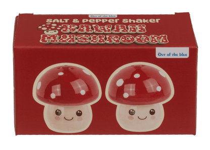 Salt & pepper shaker, Kawaii mushrooms,