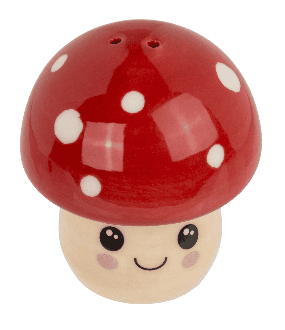 Salt & pepper shaker, Kawaii mushrooms,