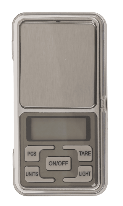 Stainless steel precision scales, 12 x 6 cm,