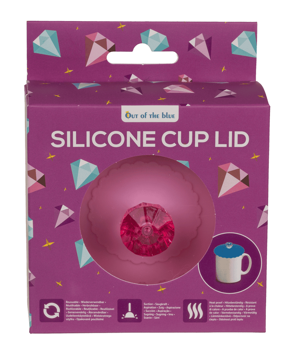 Silicone Lid, Diamonds, X cm,