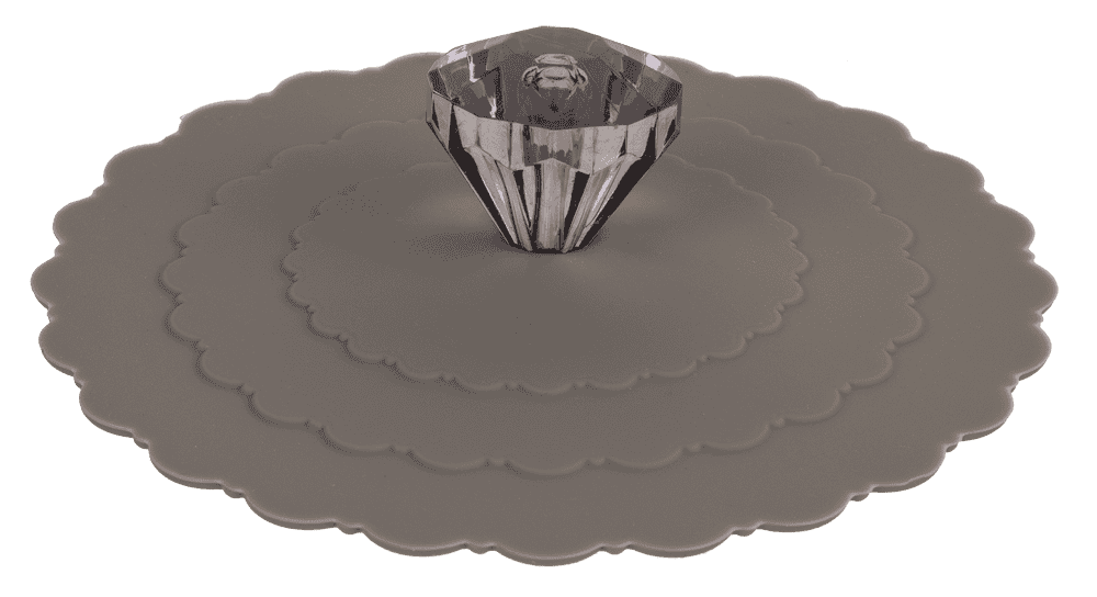 Silicone Lid, Diamonds, X cm,