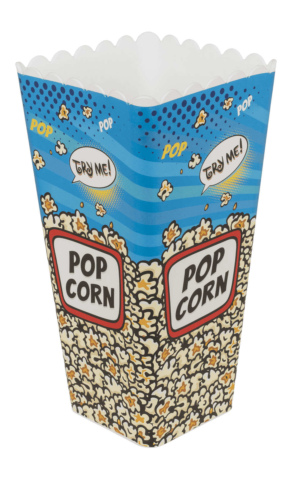 Square snack bucket, 10 x 10 x 24.2 cm,