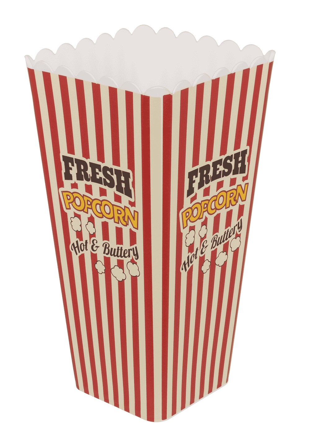 Square snack bucket, 10 x 10 x 24.2 cm,