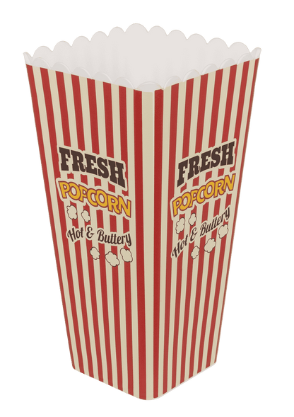 Square snack bucket, 10 x 10 x 24.2 cm,