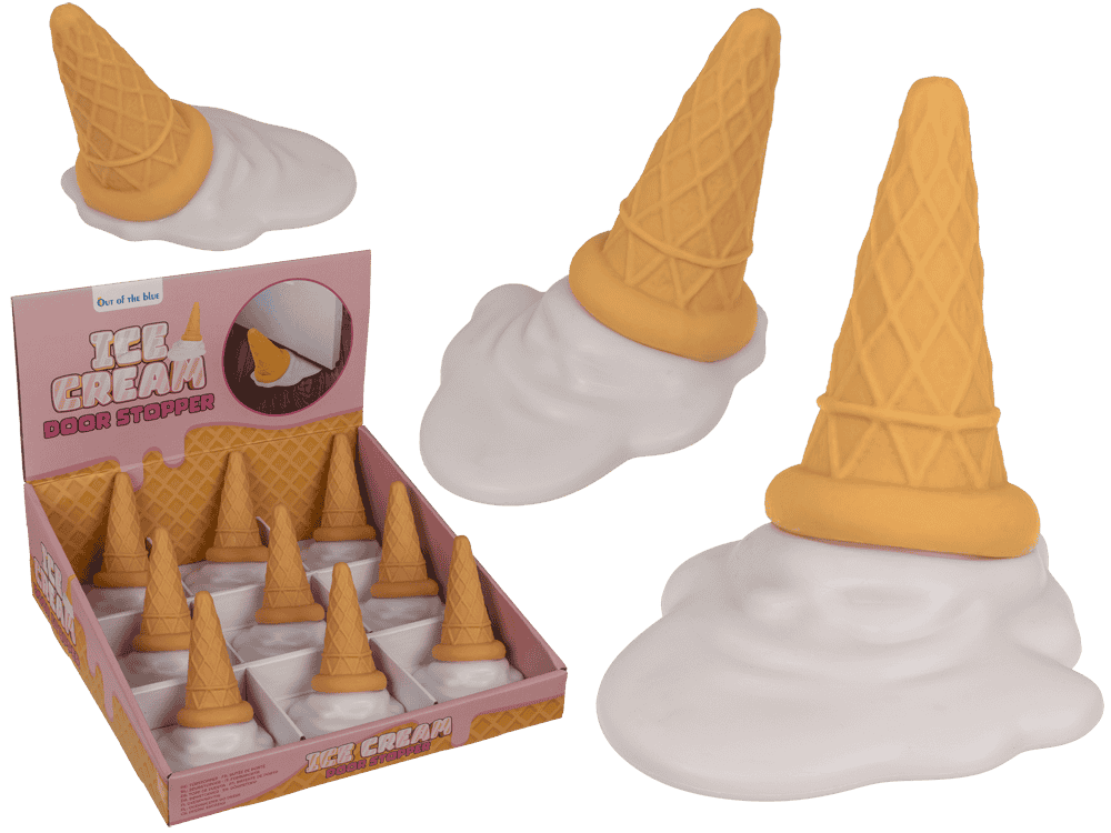 Door Stopper, Ice Cream, 11 x 9,5 x 10 cm,