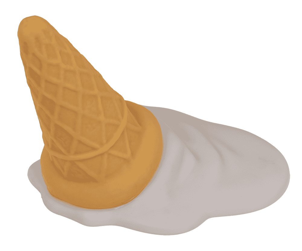 Door Stopper, Ice Cream, 11 x 9,5 x 10 cm,