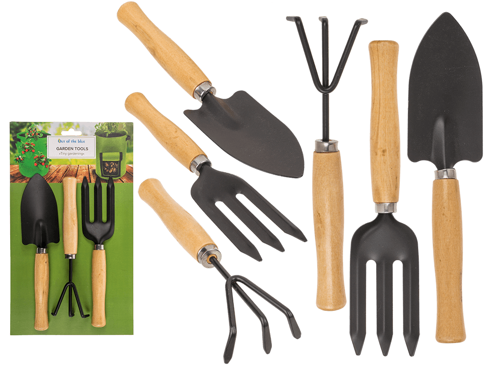Small garden tools,Tiny Gardening, set of 3