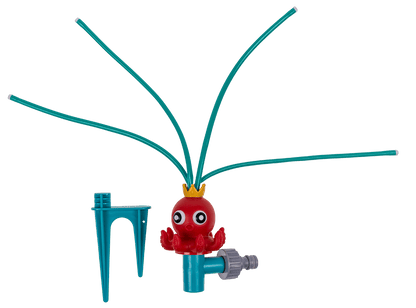 Lawn sprinkler, Happy Octopuss, 11 x 8 x 21 cm,