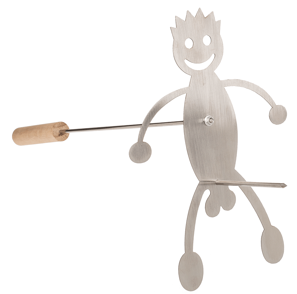 BBQ Roasting Sticks, Couple, set of 2, 20 cm,