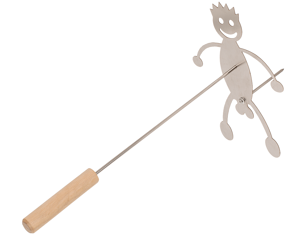 BBQ Roasting Sticks, Couple, set of 2, 20 cm,