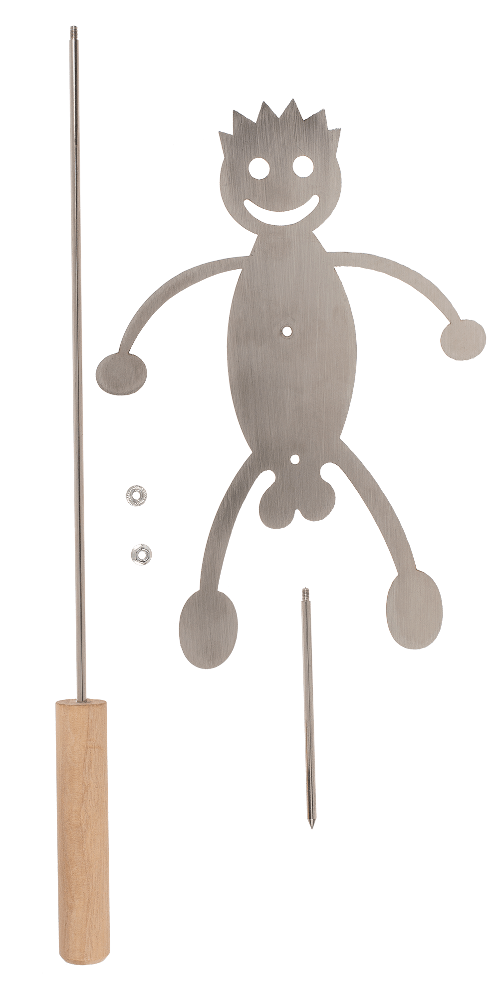 BBQ Roasting Sticks, Couple, set of 2, 20 cm,