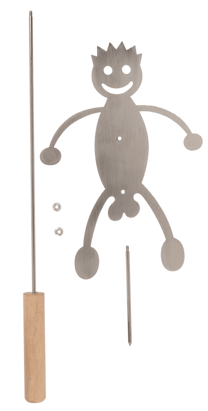 BBQ Roasting Sticks, Couple, set of 2, 20 cm,