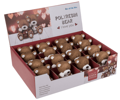 Polyresin bear, I love you,