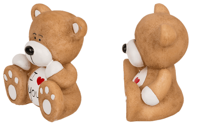 Polyresin bear, I love you,