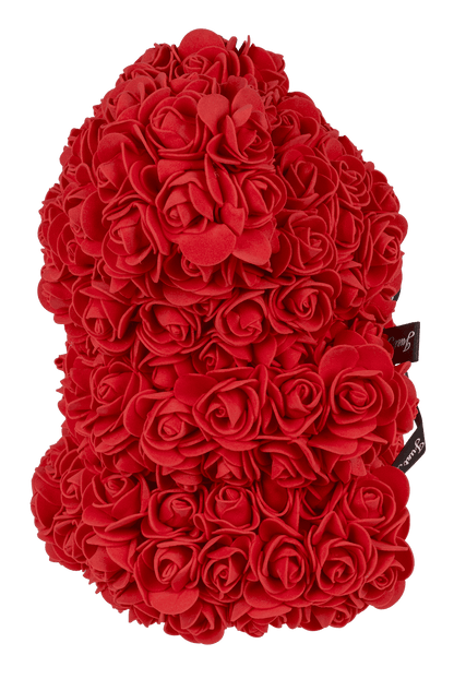 Rose bear, 25 x16 x16 cm in PET gift box,