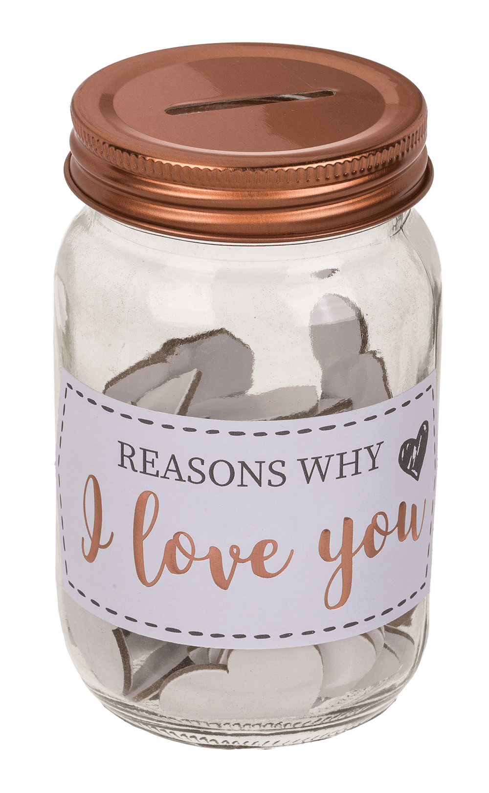 Mason jar, Reasons why I love you,