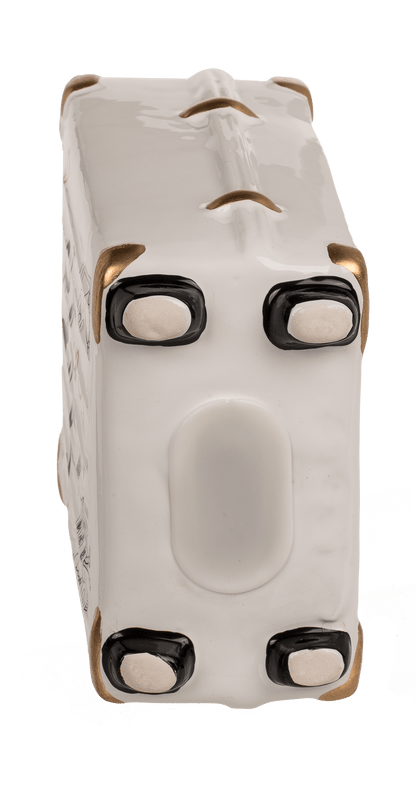 Saving bank, trolley suitcase, Just Married,