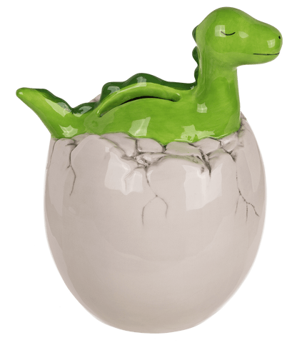 Saving bank with lock, Dino out of Egg,
