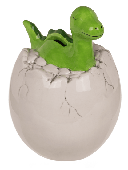 Saving bank with lock, Dino out of Egg,