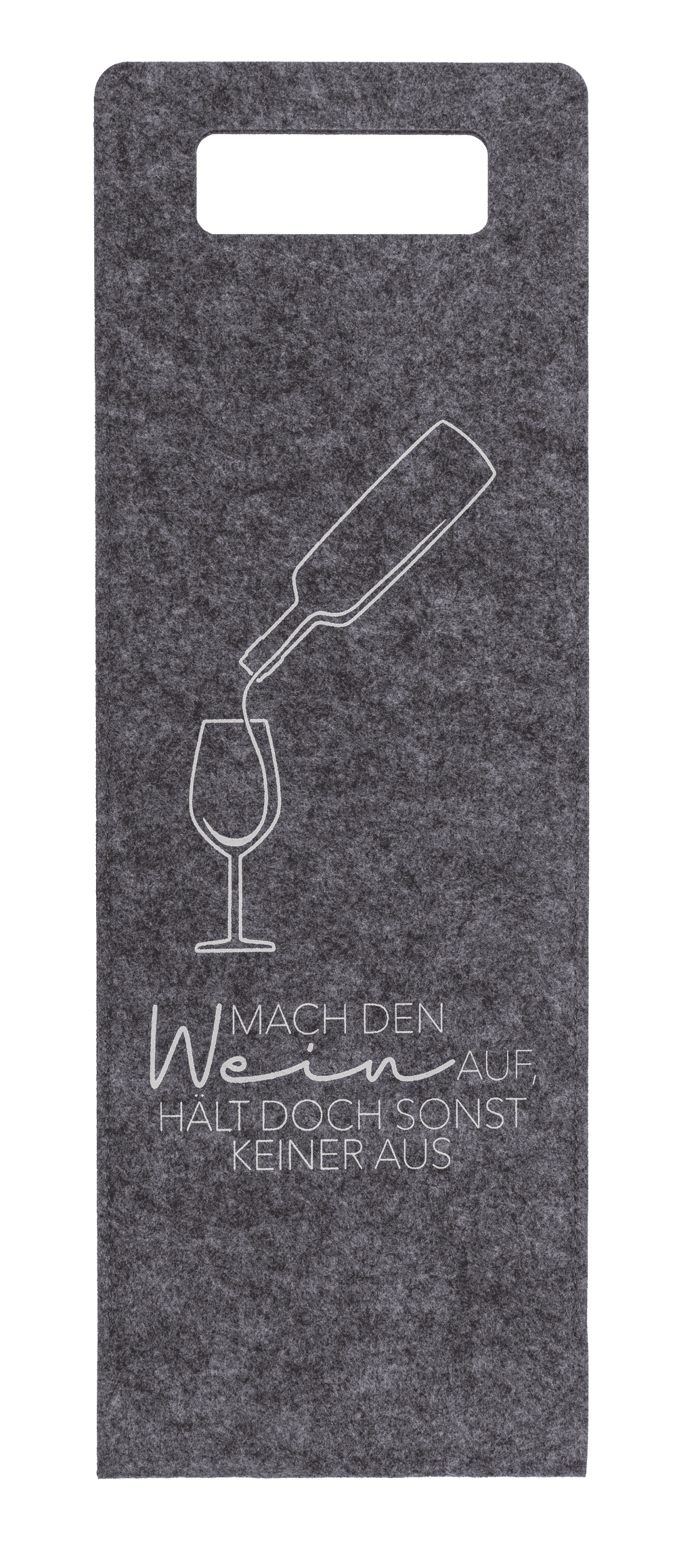 Felt wine bag,