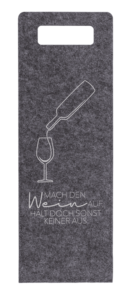 Felt wine bag,