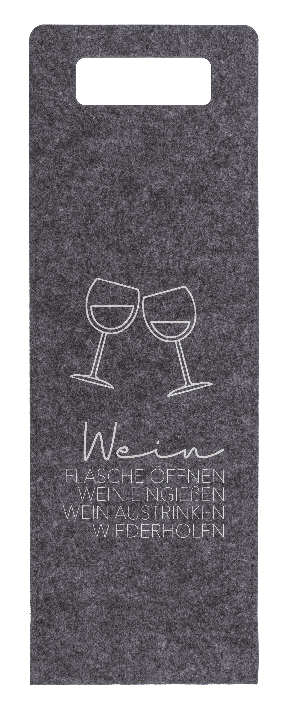 Felt wine bag,