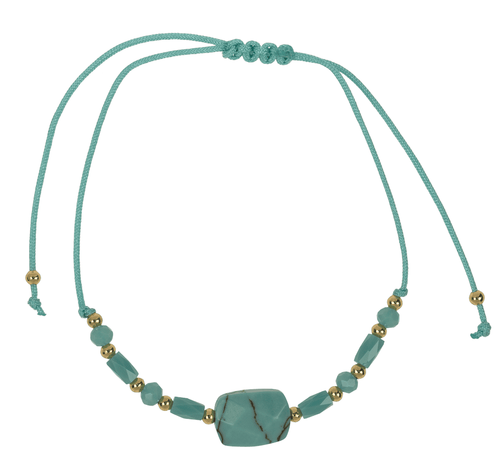 Crystal bracelet with gemstone, Crystal Dreams,