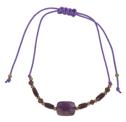 Crystal bracelet with gemstone, Crystal Dreams,