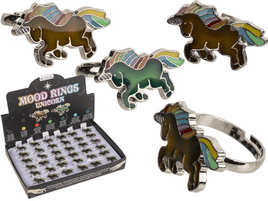 Mood ring, Unicorn, one size,