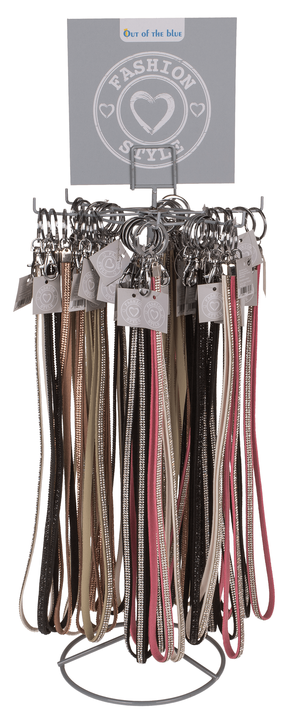 Lanyard with edging & carabiner hook,