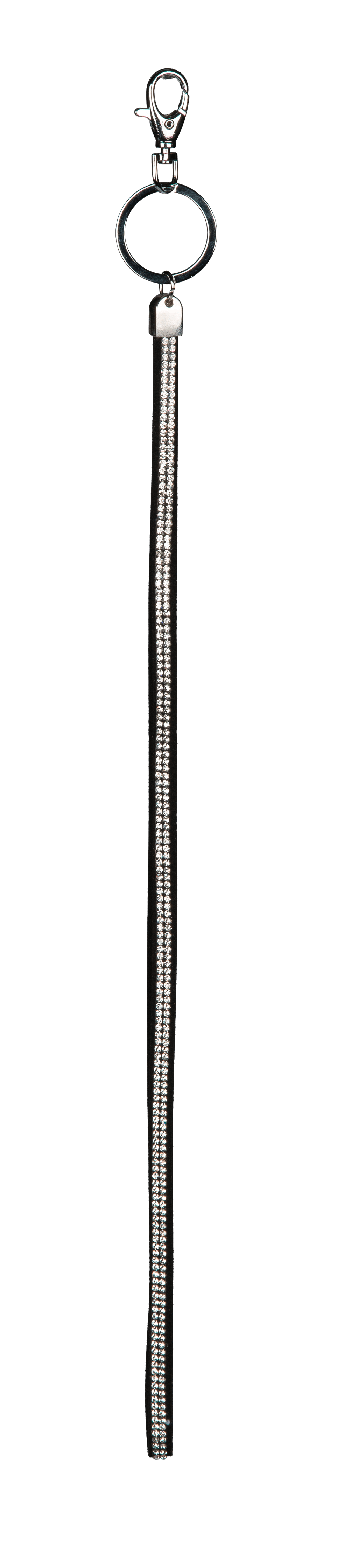 Lanyard with edging & carabiner hook,