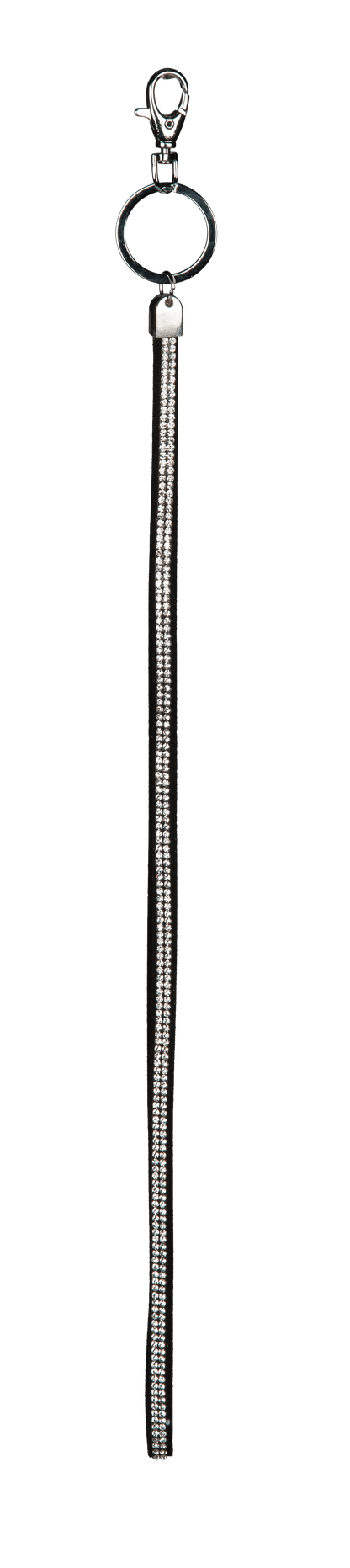 Lanyard with edging & carabiner hook,