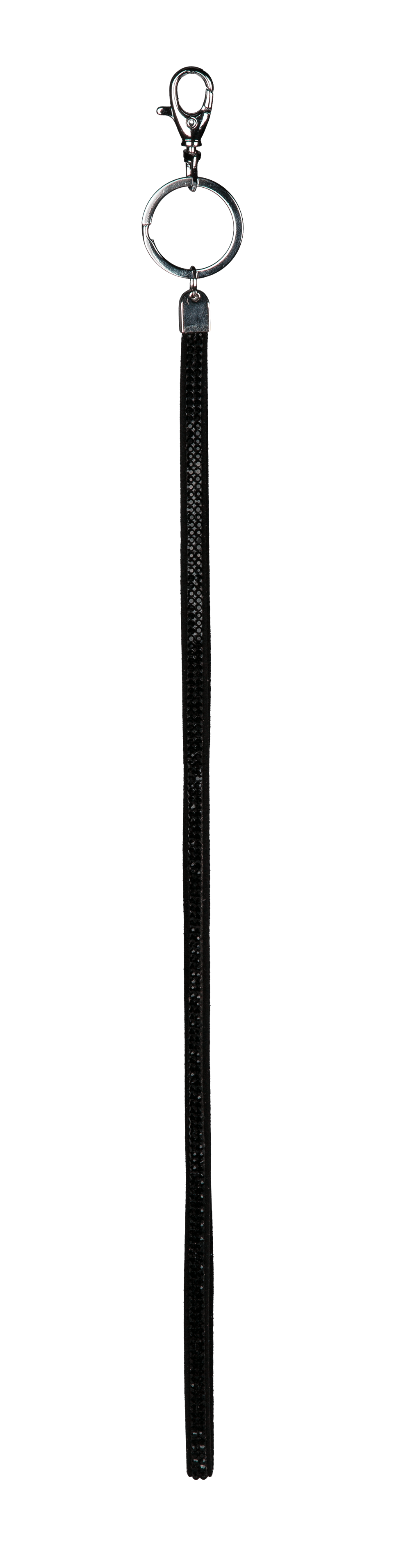 Lanyard with edging & carabiner hook,