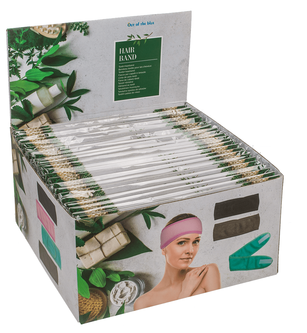 Textile Hairband, Spa & Beauty, approx. 6 x 60 cm,