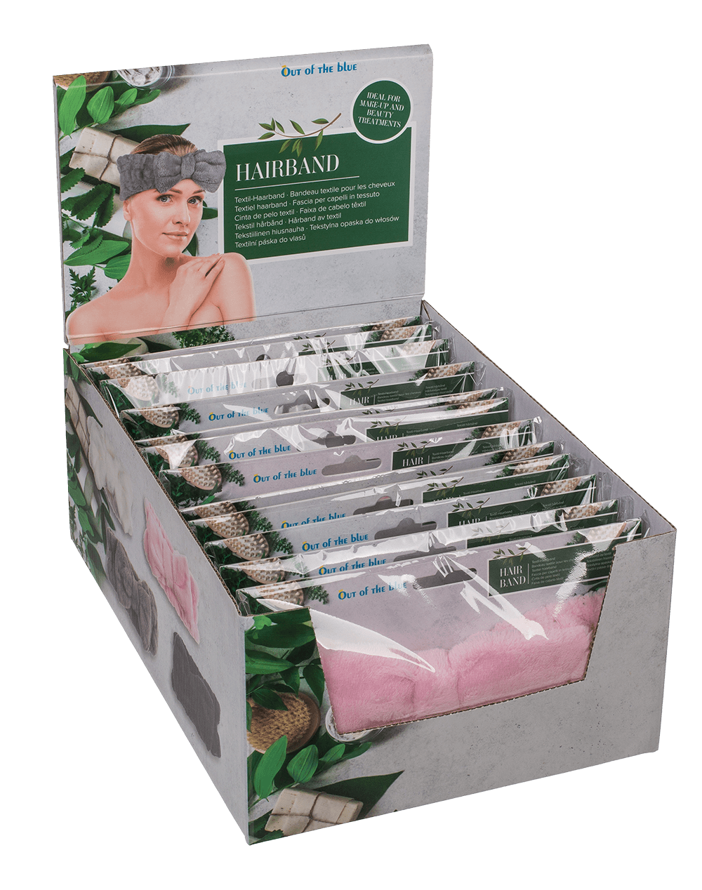 Textile Hairband, Fluffy Bow,