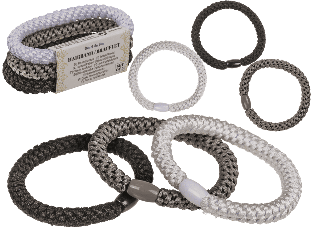 Textile hairband/bracelet, Basic,