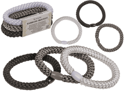 Textile hairband/bracelet, Basic,