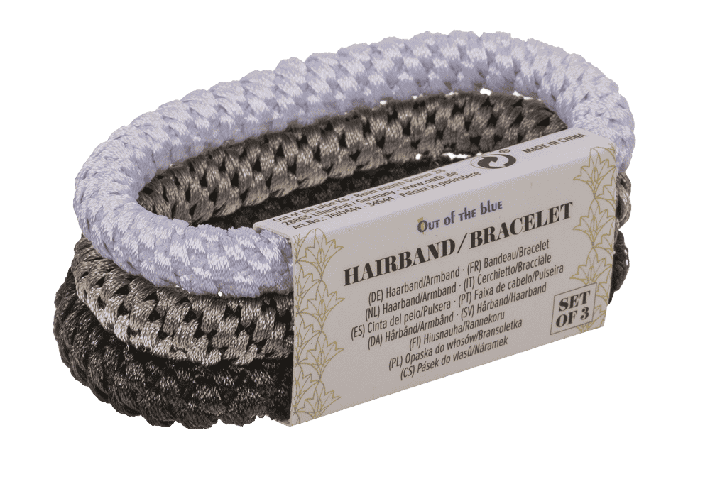 Textile hairband/bracelet, Basic,